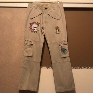 Ed Hardy Vintage Tattoo Twill Cargo Pant
